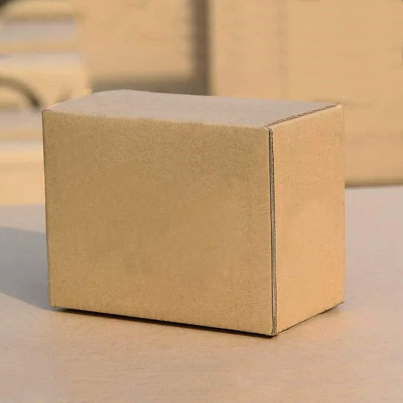ZBEIVAN Shipping Boxes Mailers 8x6x4 inches Corrugated Cardboard Small Packing Kraft Moving Mailing Box, Pack of 25 - Image 3